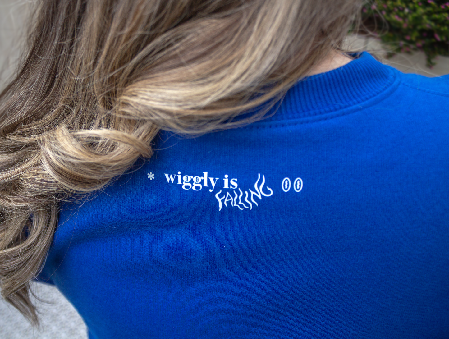 Saco ilustrado "Wiggly is Falling"
